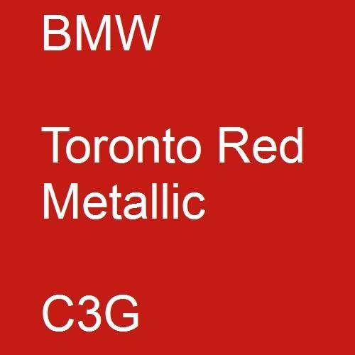 BMW, Toronto Red Metallic, C3G.